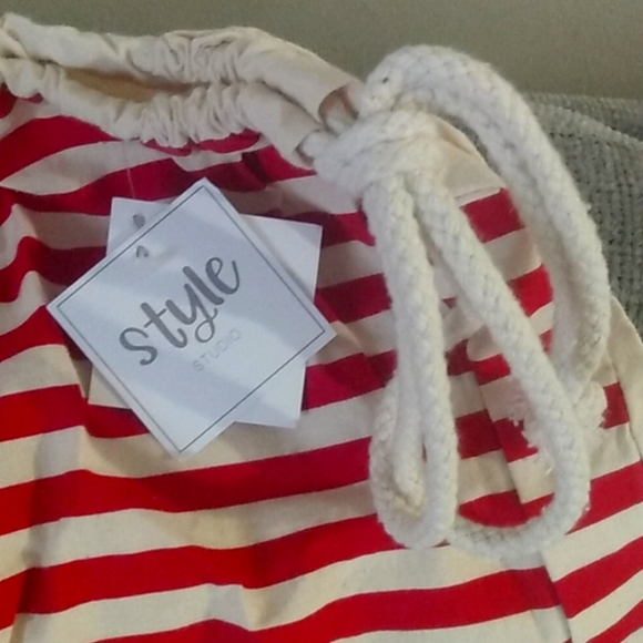 Style Studio Reindeer Cotton Santa Sack - Picture 4 of 6